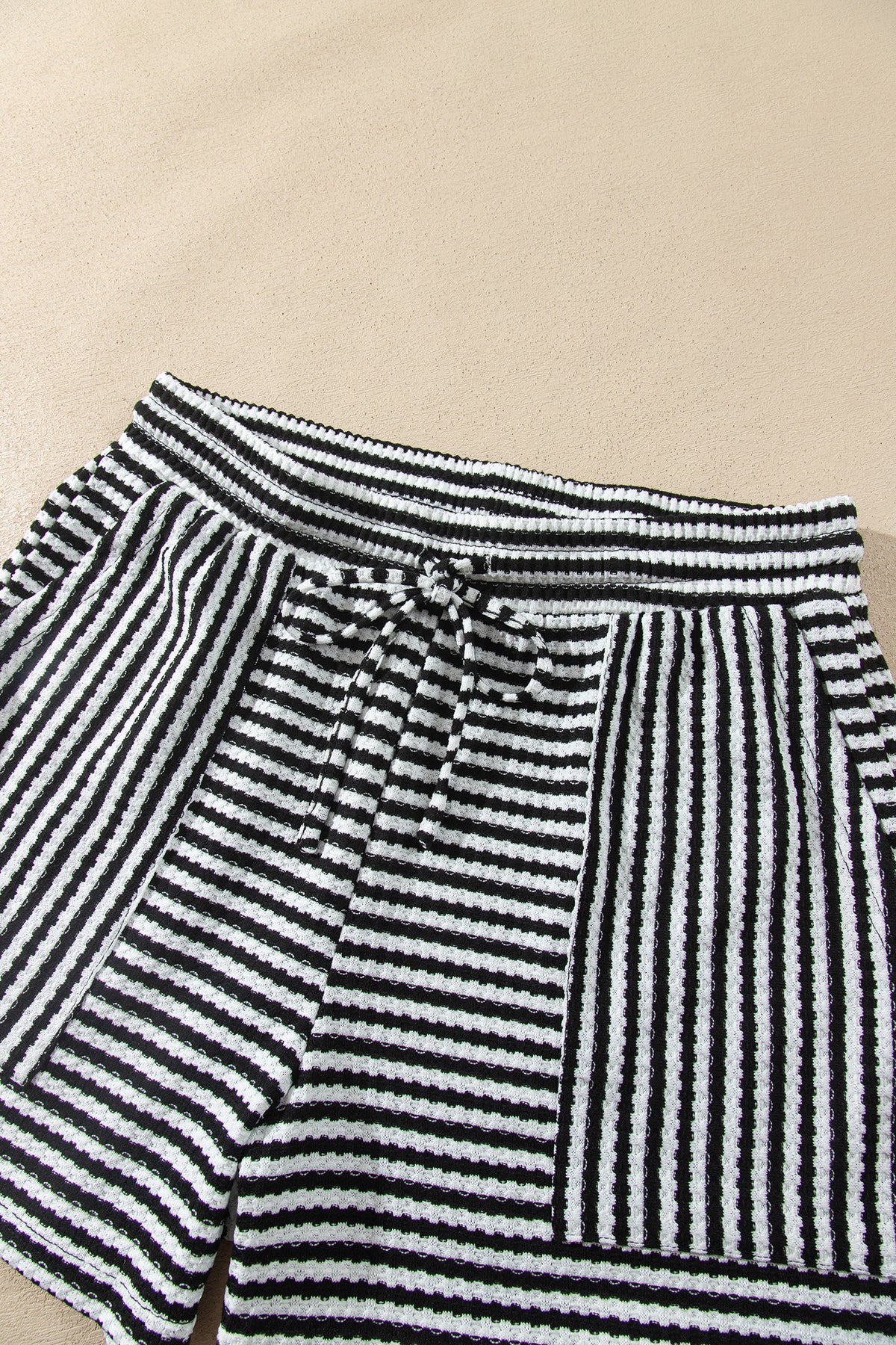 Stripe Two Piece Short Set