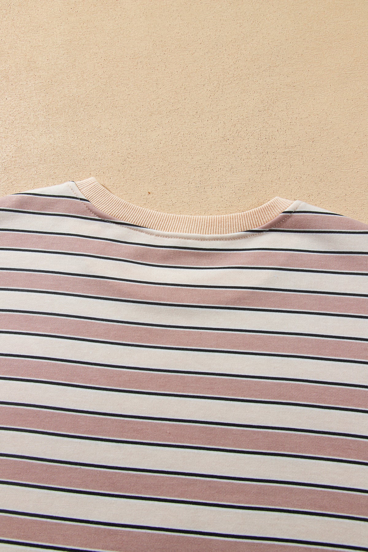 Khaki Stripe Pants Set