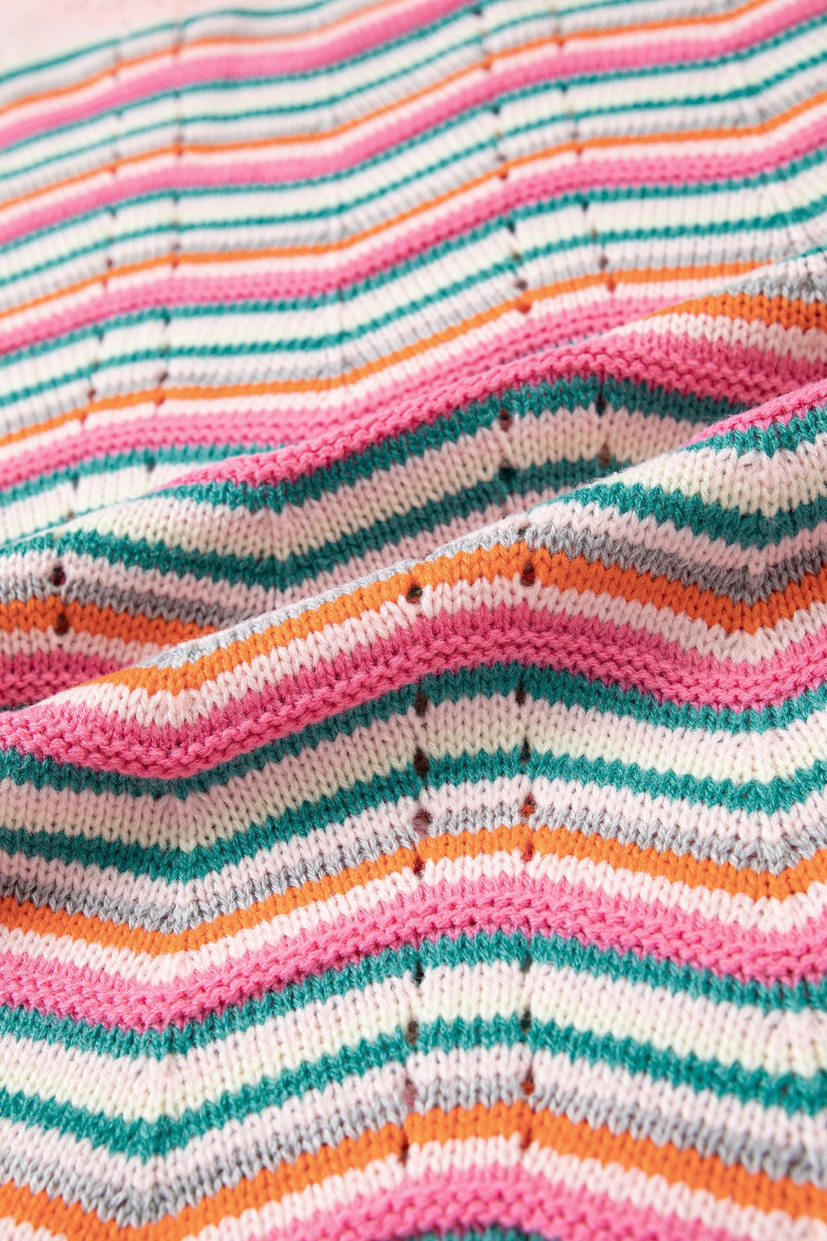 Multicolour Chevron Striped Sweater