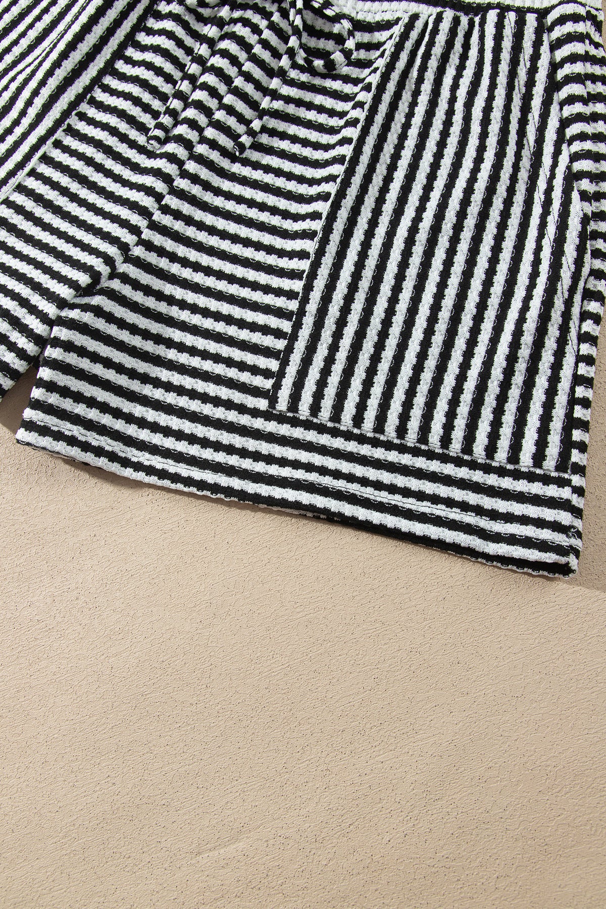 Stripe Two Piece Short Set