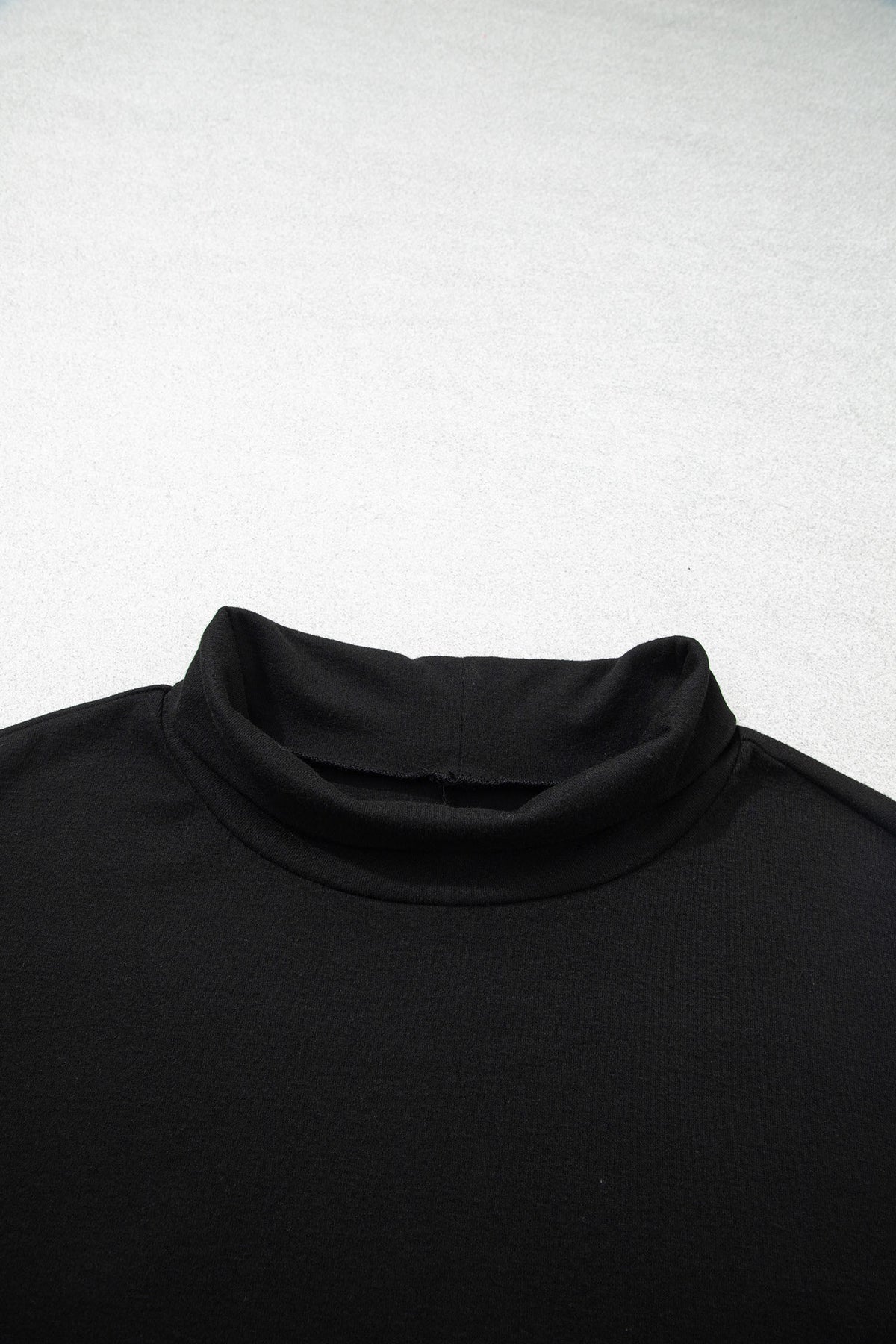 High Neck Long Sleeve Top