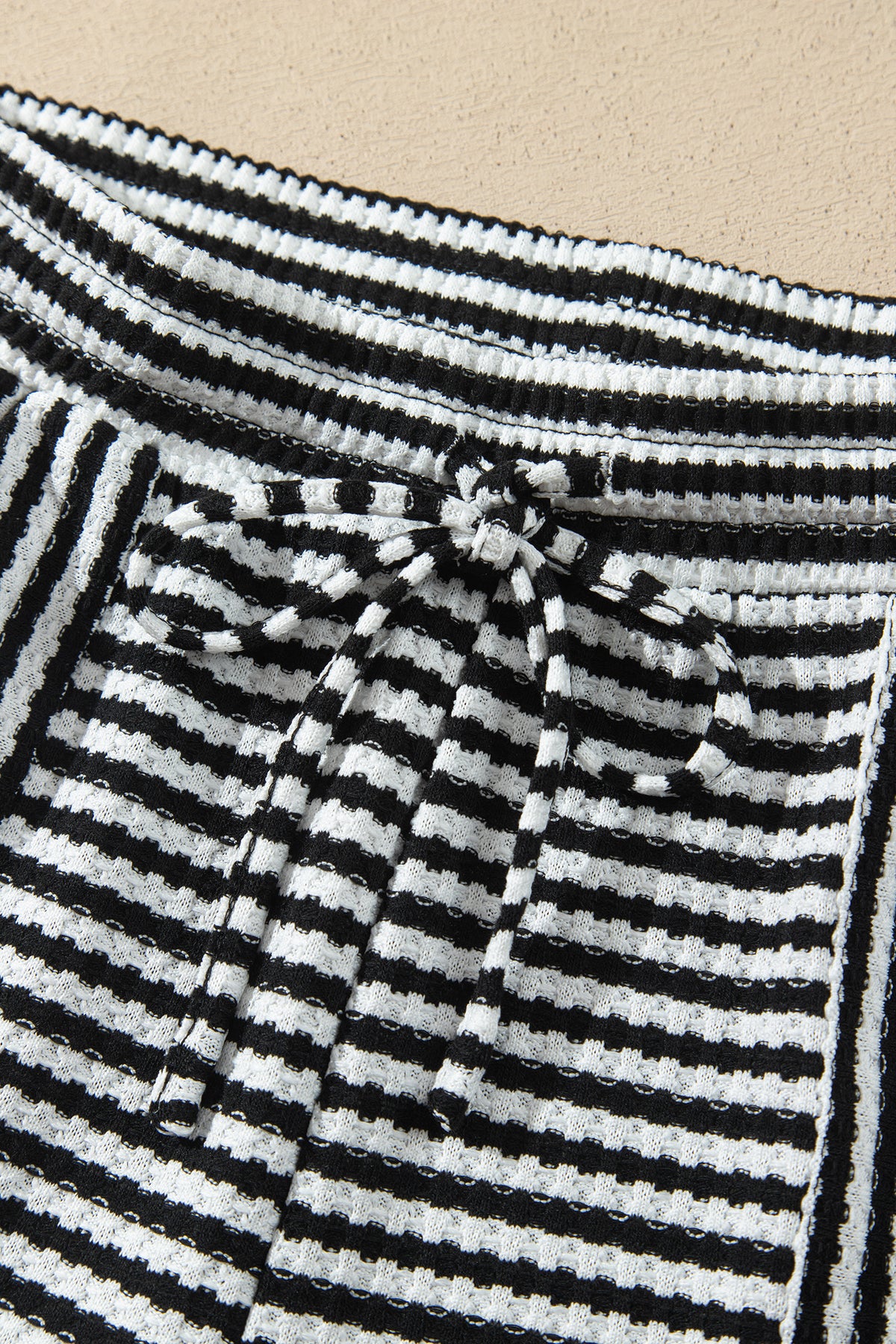 Stripe Two Piece Short Set