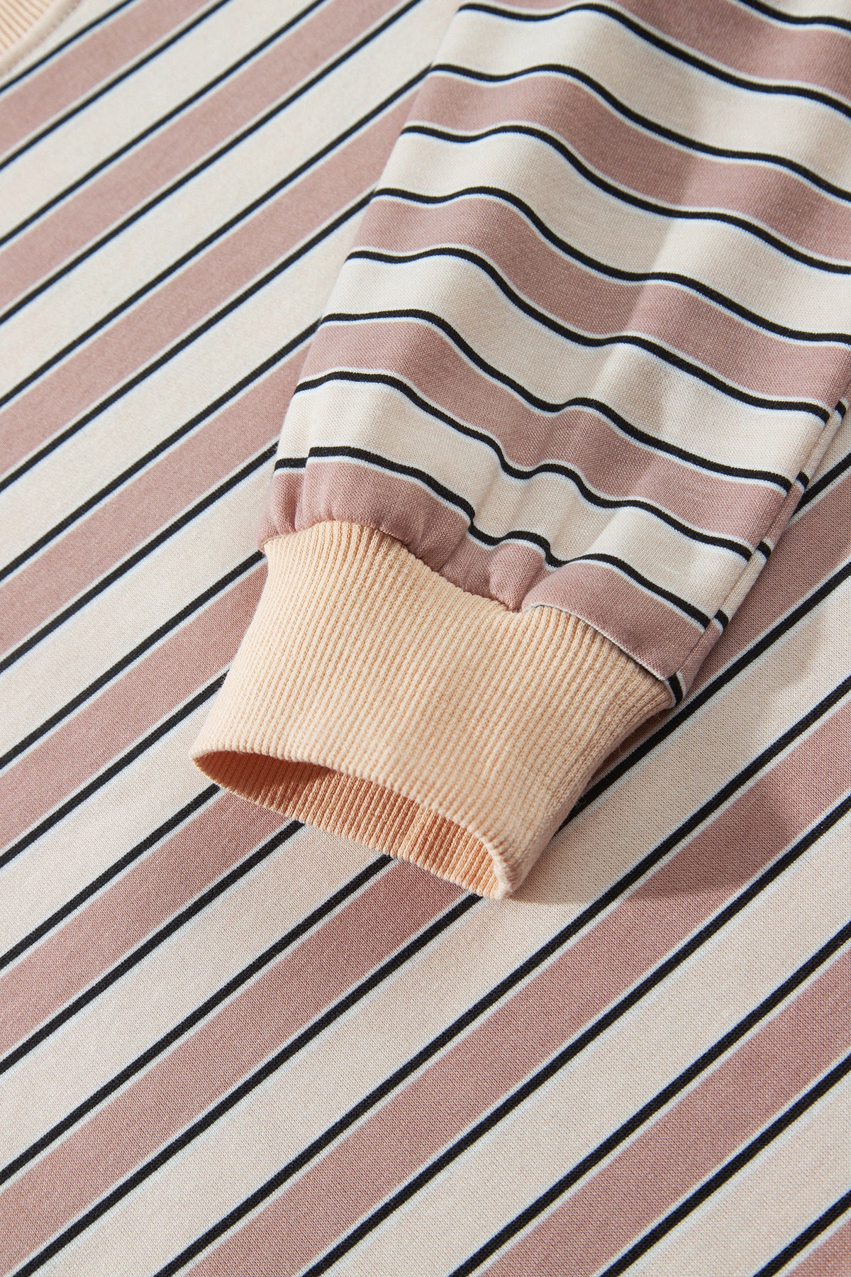Khaki Stripe Pants Set