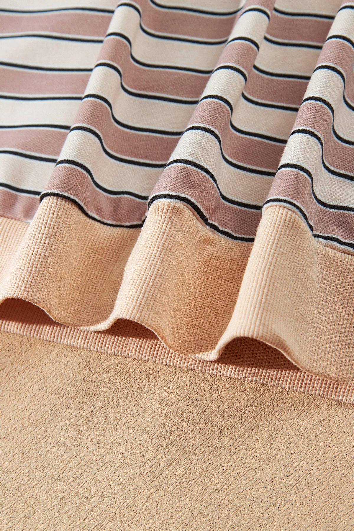 Khaki Stripe Pants Set