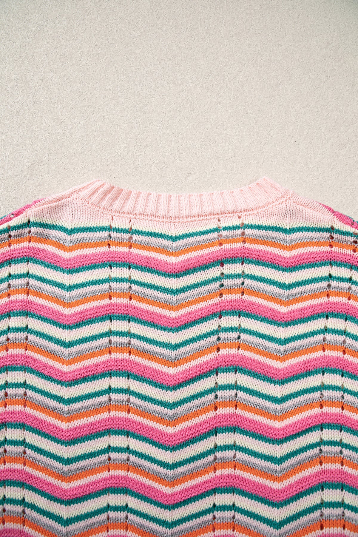 Multicolour Chevron Striped Sweater